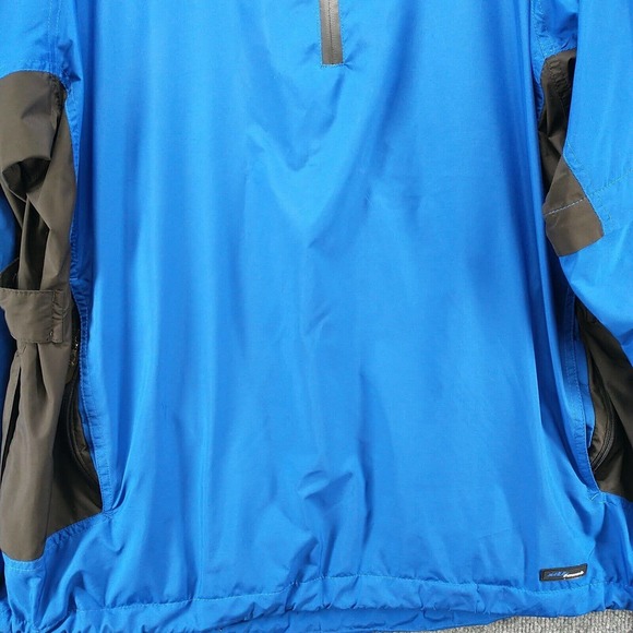 Proquip Men's Jacket Blue Black XL Silk Touch 1/4 Zip Mock Neck Long Sleeve Pull - Picture 9 of 15